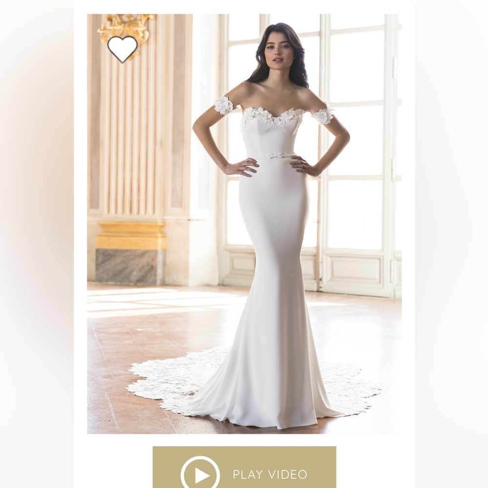 NWT ENZOANI the Tina-Sophisticated Ivory Bridal Dress